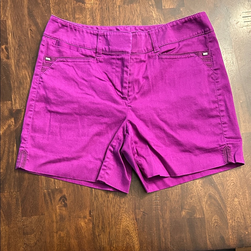 White House Black Market Purple Women's Shorts